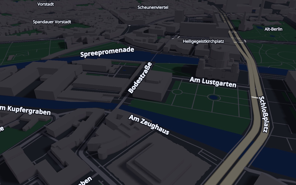 Berlin Mitte in the dark palette